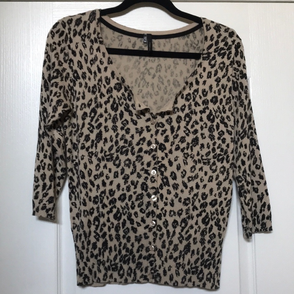 Sweater cardigan top